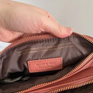 Matt & Nat Triple 3 Zip Vegan Leather Crossbody Bag thumbnail 13