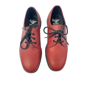 Dr. Martens Airwair Cavendish Red Leather Lace Up Almond Toe Oxford Shoes Size 7 thumbnail 2