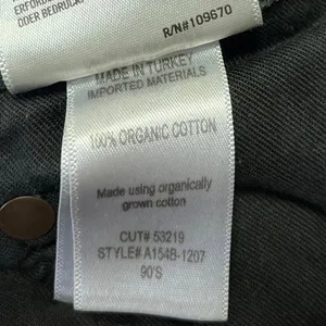 Agolde Women's Black High Waisted Relaxed Fit Straight Leg Denim Jeans Size S thumbnail 5