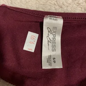 Express Burgundy Bralette Small thumbnail 3