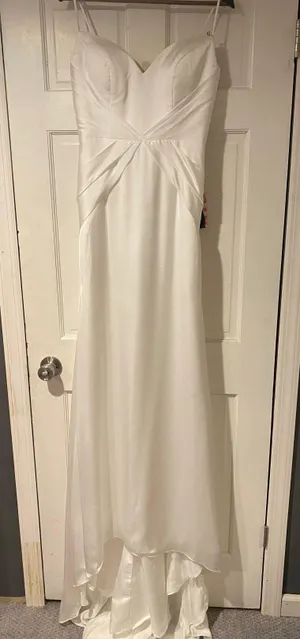 White Formal Dress Size 4 thumbnail 8