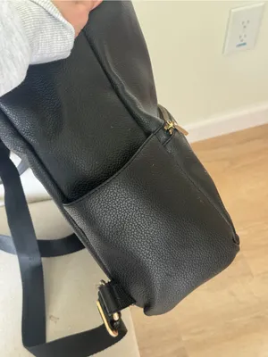 Freshly Picked diaper bag backpack leather zipper pockets baby new mom thumbnail 12