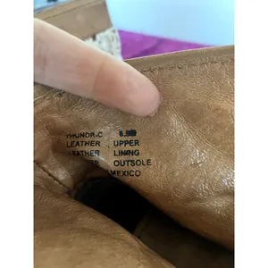 STEVE MADDEN Thundr-C Cognac Crochet Lace-Up Ankle Boot Size 6.5 COTTAGE PRAIRIE thumbnail 6