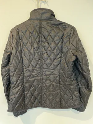 Lands’ End Women’s Black Quilted Zip Lightweight Primaloft Jacket Size S 6-8 thumbnail 2
