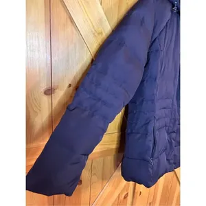 Calvin Klein Down Puffer Jacket Coat Hooded Eggplant Size Medium (4350) thumbnail 2