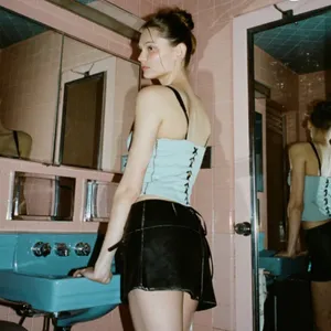 With Jean Blue Top thumbnail 3