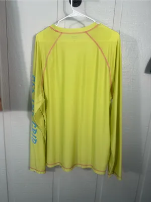 Cabana By Crown & Ivy Green Rashguard Size XL EUC thumbnail 6