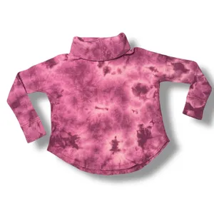 Maeve Anthropologie‎ Waffle Knit Top Women Medium Pink Tie Dye Excellent Thermal thumbnail 5
