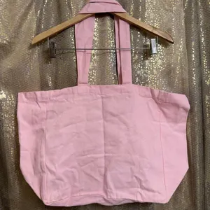 Pandora Light Pink Be Love Canvas Tote Bag Large thumbnail 2