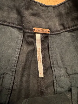 Free People Black Chino Shorts thumbnail 3