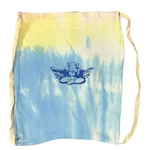 Boys Lie Cotton Candy Tie Dye Drawstring Bag New with Sticker Angel California thumbnail 1
