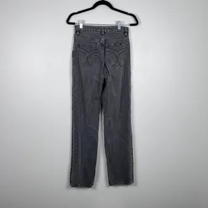 Rollas Womens Classic Straight High Rise Jeans Grey Size 26 thumbnail 5