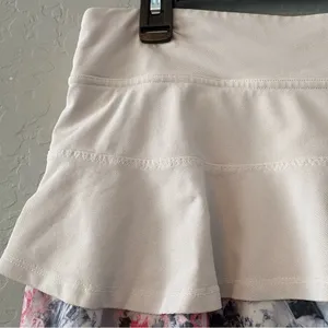 Lija women's white, black and pink golf, tennis, pickleball skort size large thumbnail 11