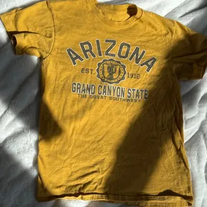 Arizona State Graphic Tee Mustard Yellow Grand Canyon Shirt Size M thumbnail 4