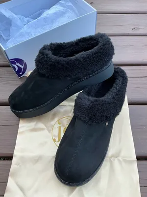 FootJoy Sherpa lining outdoor slippers on platforms 🌟🌟 thumbnail 1