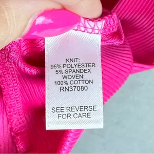 Cato Women’s Pink Ruffle Trim Off the Shoulder 3/4 Sleeve Ribbed Blouse size XL thumbnail 5
