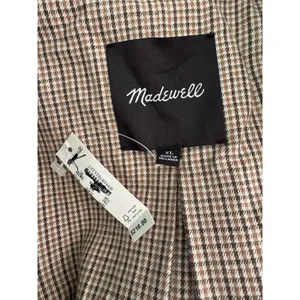NWD Madewell The Billie Short Jacket Trench Green Barn Coat Women’s XL thumbnail 13