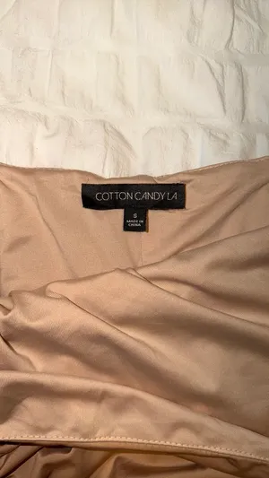 Cotton Candy LA Champagne mini dress thumbnail 3