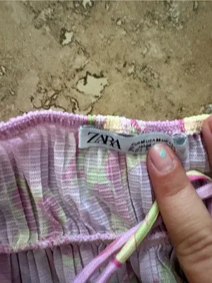 Zara Pink Floral Spaghetti Strap Sundress thumbnail 2