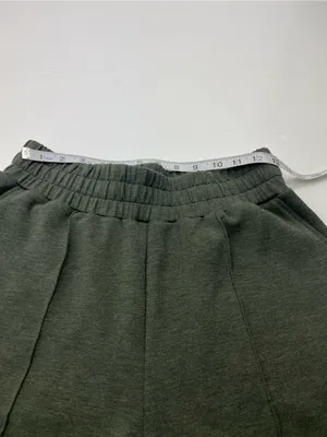 Varley DoubleSoft Green Wide Leg Pull-on Pant Womens Medium Stretch Pockets thumbnail 5