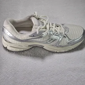 Saucony Ride Millennium Silver Cream Metallic Sneakers Women’s 10 NWOT thumbnail 7