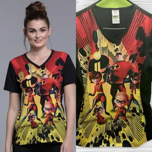 Disney The Incredibles Cherokee Scrubs Short Sleeve S thumbnail 2