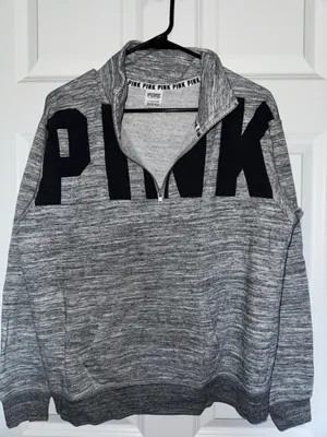 Victoria's Secret PINK Quarter-Zip Pullover thumbnail 1