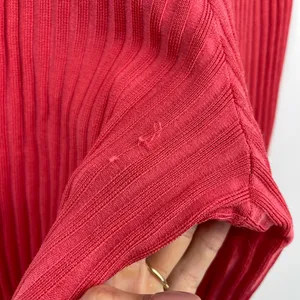House of CB Rowena Ribbed Bandage Trouser Pants High Rise Pink Red S thumbnail 6