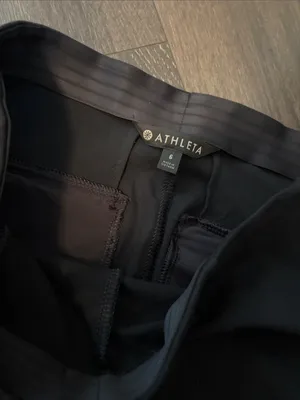 Athleta Black Slim Stretch Dress Pants thumbnail 2