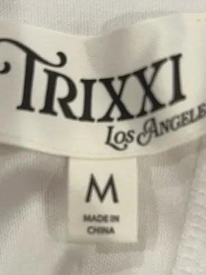 🌸Trixxi Blue And White Floral Strapless Mini Dress Size Medium🌸 thumbnail 4