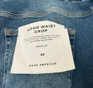 Good American Good Waist Crop Raw Edge High Rise Skinny Jeans Plus Size 22 NWT thumbnail 11