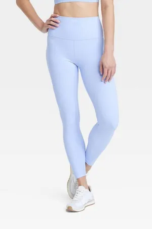 All in Motion Women's Everyday Soft High-Rise Ribbed 7/8 Leggings thumbnail 1