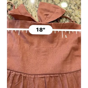Altar'd State Women's Metallic Copper Tie Back Mini Dress size XXL NWT thumbnail 13