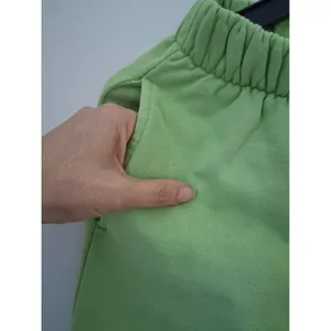 Brandy Melville Lime Green Rosa Sweatpants Joggers Fleece One Size thumbnail 4