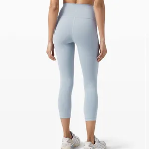 Lululemon Wunder Train High-Rise 21” Crop Leggings in Chambray thumbnail 2
