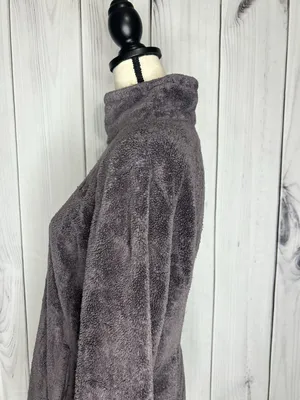 The North Face Jacket Women Sz M Purple Fleece Full Zip Osito Fuzzy Pile Logo thumbnail 6