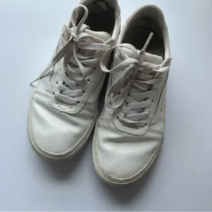 Vans Women's White Sneakers 6.5 thumbnail 6