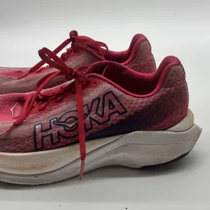 Hoka Mach X Womens 10 Running Shoes Pink Rosebloom White thumbnail 3