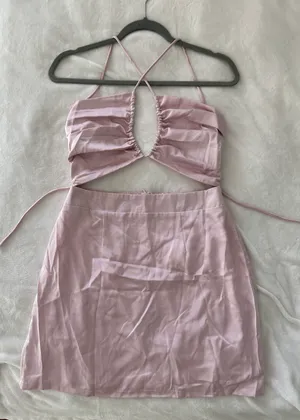 Beginning Boutique Nitsan Dress Pink thumbnail 4