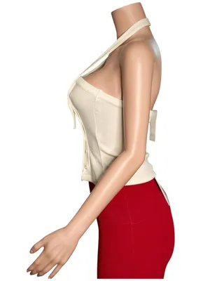 Kookai Mika Tank Top, Coconut Milk, FR38/US6 thumbnail 5