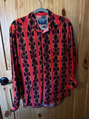 Vintage Aztec wrangler pearl snap thumbnail 1