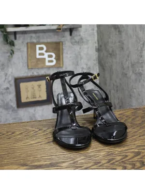 Michael Michael Kors Nara Mid T-Strap Stiletto Sandals 40S6NRMS1A Black 10M thumbnail 3