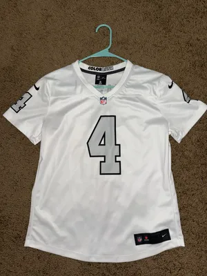 National Football League Team Apparel Derek Carr Raiders Jersey thumbnail 1