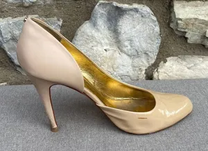 Ted Baker Saidaa 5-inch Dorsey heels patent leather Nude/Beige size 10 thumbnail 1