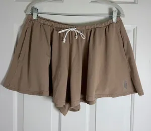 FP Movement by Free People Taupe Drawstring‎ Skort thumbnail 1