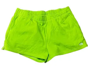 The North Face Women's Half Dome Fleece Shorts XXL Lime Green thumbnail 1