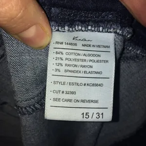 Kancan elastic waistband pull on stretch 15/31 jeans thumbnail 2