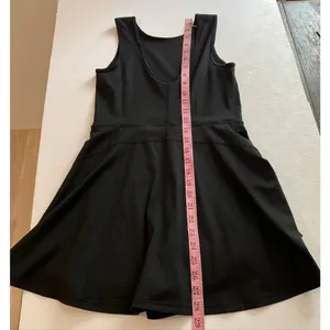 Black Athletic Tennis Dress XS Built In Shorts Active Mini Dress thumbnail 5
