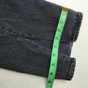 Abercrombie &‎ Fitch 90s Relaxed High Rise Jeans Black Slit Hem 27 / 4 thumbnail 10