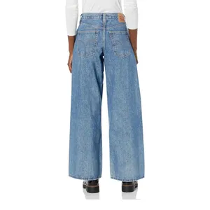 NWT Levi's 94 Baggy Wide Leg Jeans‎ Women's Size 28 Mid Rise 100% Cotton thumbnail 2
